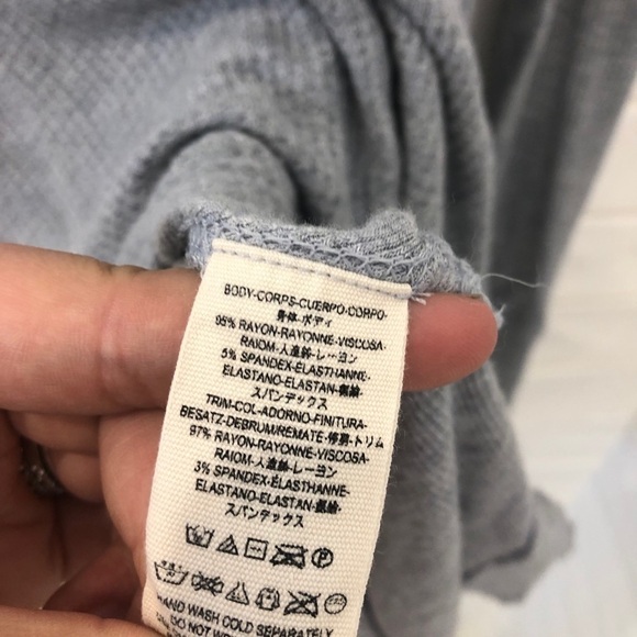 FREE People 'Malibu' Thermal Top in Gray - Picture 6 of 7